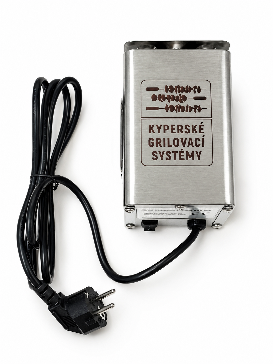 Grilovací motor až 40 Kg s unašečem 12,5 x 12,5 mm (Kyperskégrilovacísystémy)