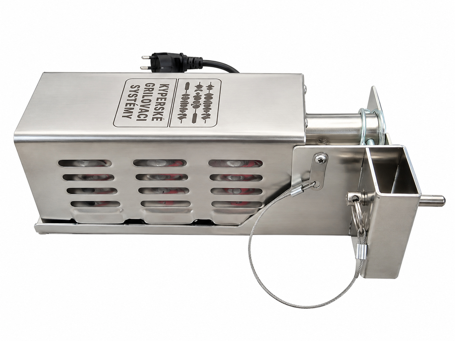 Grilovací motor až 100 kg s držákem (45W)