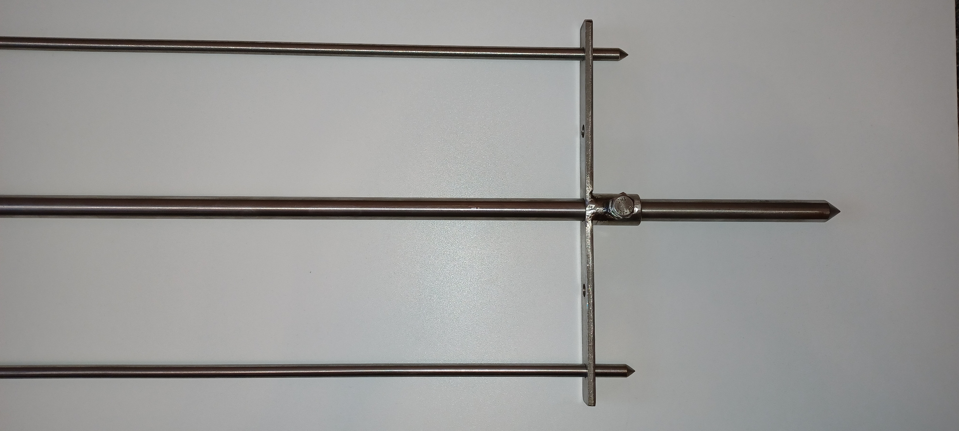 Grilovací jehla nerezová ocel 1000mm/14mm/ 2x 8mm/8x8mm - drůbež, kýta (Marcel Teplý)
