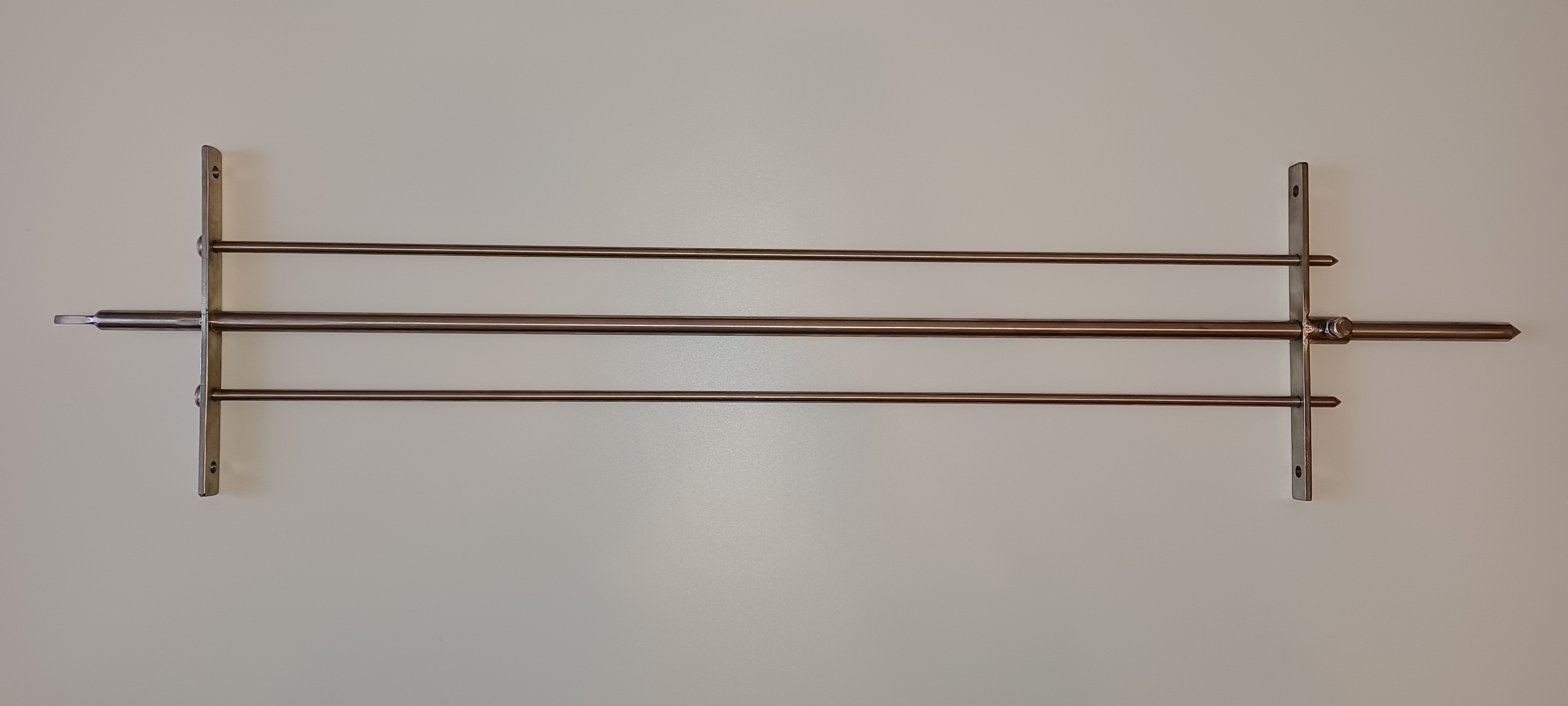 Grilovací jehla nerezová ocel 1000mm/14mm/ 2x 8mm/8x8mm - drůbež, kýta (Marcel Teplý)