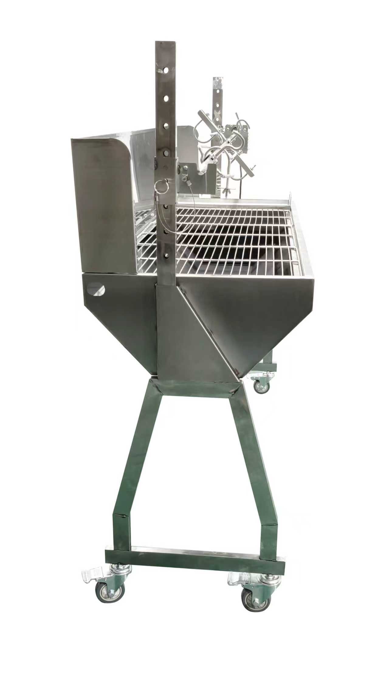 Gril na sele, jehně, prase s motorem až 100 kg 1400/450/890 mm (Kyperské grilovací systémy)