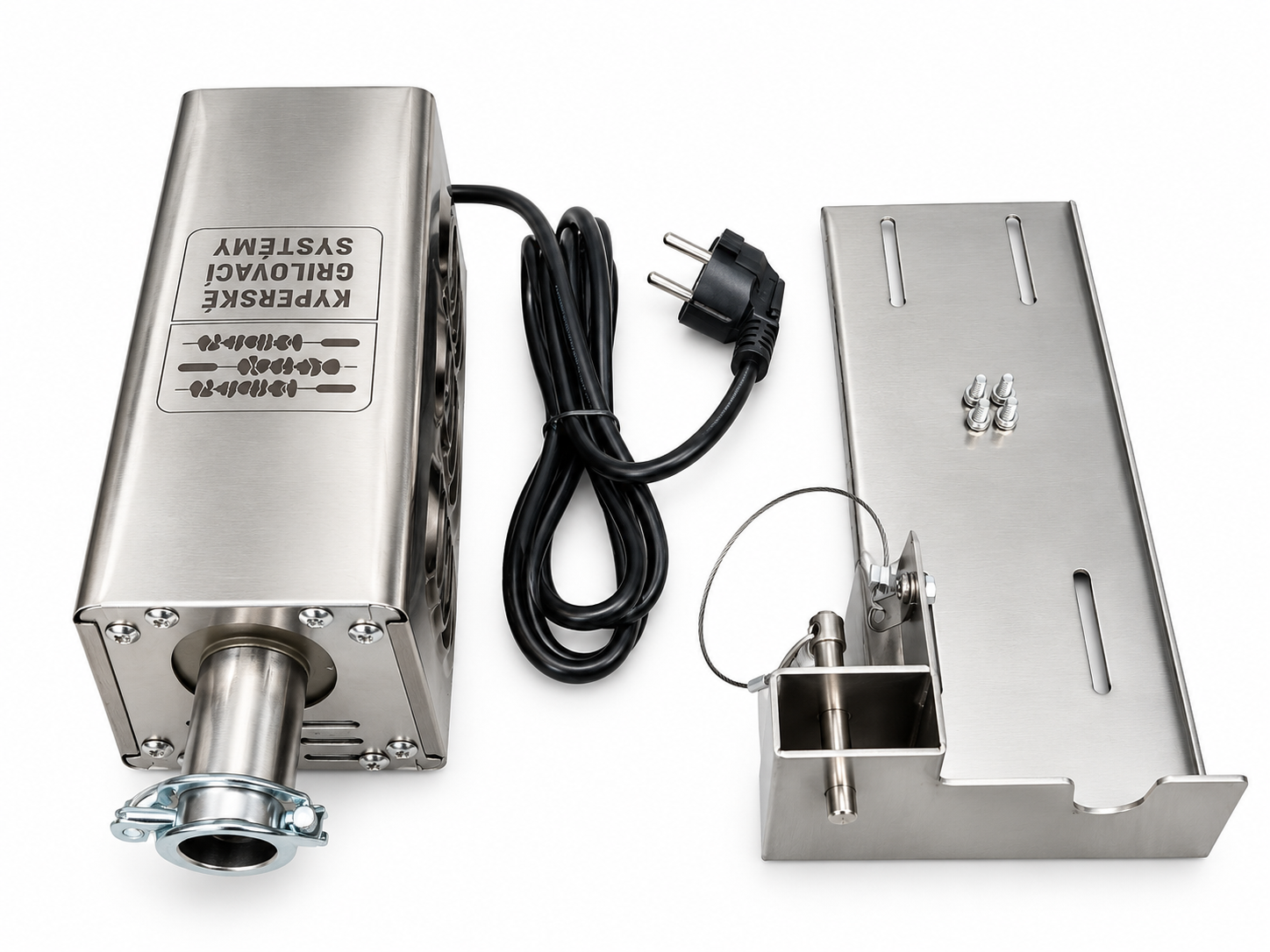 Grilovací motor až 100 kg s držákem (45W)