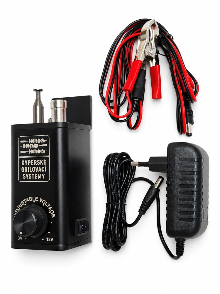 Grilovací motor s regulací otáček až 30 Kg 8x8mm (Kyperskégrilovacísystémy)