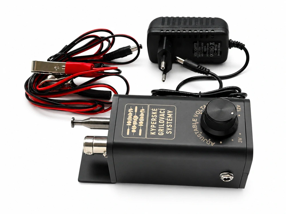 Grilovací motor s regulací otáček až 30 Kg 8x8mm (Kyperskégrilovacísystémy)