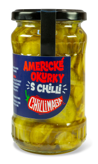 Americké okurky s chilli (Kyperské grilovací systémy)